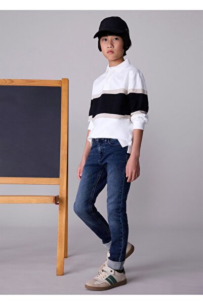 MAYORAL Момчешки дънки с тясна кройка, тъмно сини 7570