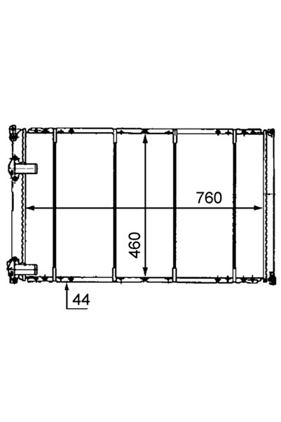 MAHLE Radiator Racire Motor Opel Movano A Bus/Movano A Caroserie/Movano A Platou