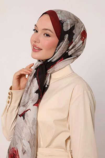 LuvenSara Flower Garden Pattern Special Design Summer Shawl