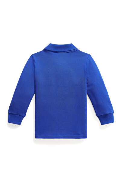 Polo Ralph Lauren Blue Long Sleeve Baby Boy Polo T-Shirt