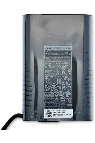 Dell Latitude 3400, 3500, 7200 2-In-1, 7300, 7400, 7400 2-In-1 65w USB-C Power Adapter Charger UK 45