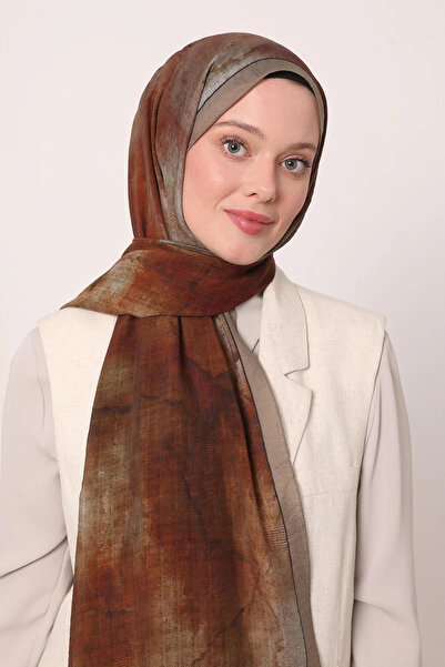 LuvenSara Color Gradient Special Design Tie-Dye Pattern Summer Shawl