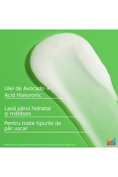 Matrix ,Food For Soft,Balsam Hidratant Pentru Par Uscat,Cu Acid Hialuronic Si Ulei De Avocado,300 ml