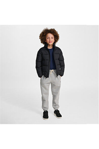 hummel Lightweight Puffer Çocuk Siyah Mont