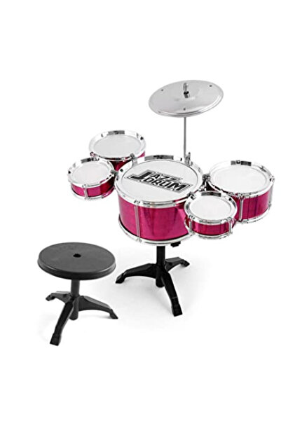 KlaussTech Set de 5 tobe cu cinel și scaun pentru copii, 10 piese, roz