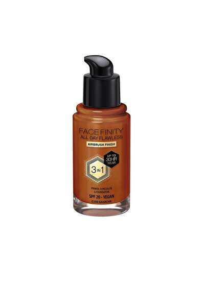 Max Factor Fond de ten fluid 3 in 1 FACEFINITY ALL DAY FLAWLESS SPF20 #C105 ganache 30 ml
