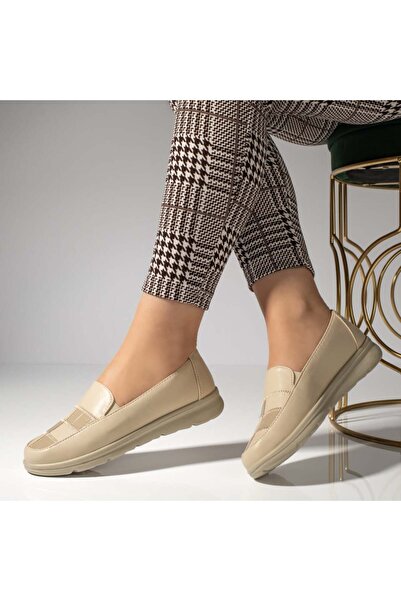 Modlet.ro Mocasini bej pentru femei MOD13271