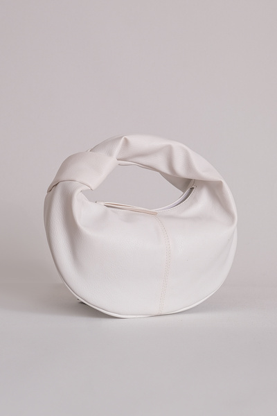 CANTACOMBINE حقيبة يد نسائية ميني جوردي باللون الأبيض