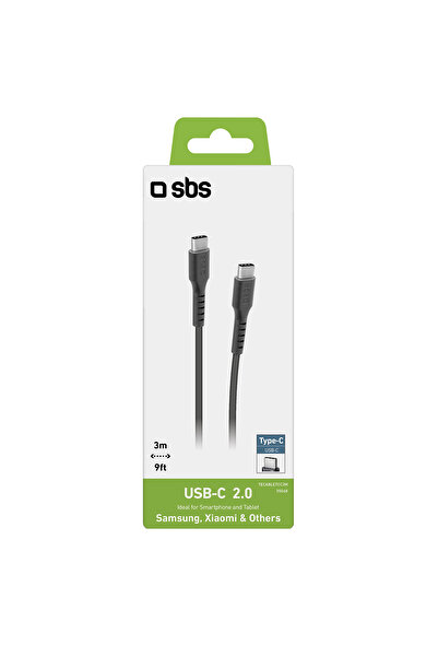 Other Kabel przewód USB-C - USB-C 3m - czarny