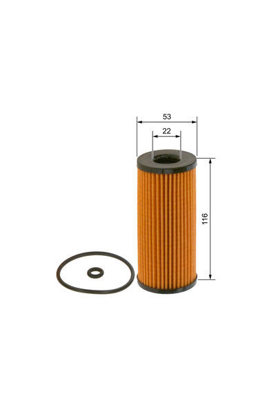 Bosch Oil Filter 1457429272 Mercedes-Benz A-Class/B-Class Sports Tourer/Vaneo