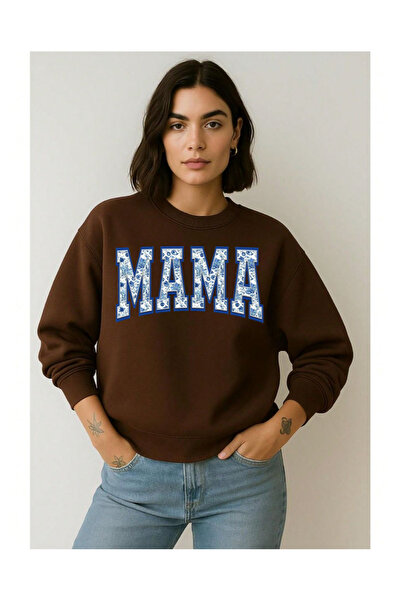 Tubinyoo سويت شيرت مطبوع عليه ماما