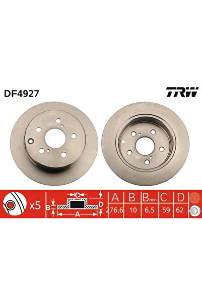 TRW Disc Frana Toyota Avensis