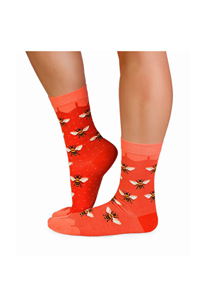 Pirin Hill FINE BAMBOO Bees bamboo socks - Orange