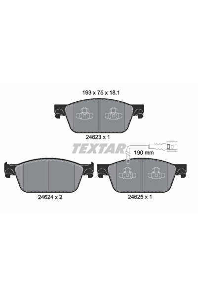 Krieger Set Placute Frana Frana Disc Vw Multivan T5/Transporter T5 Bus/Transp...