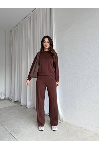 LAMİFUSTORE Modal Fabric Bottom Top Set