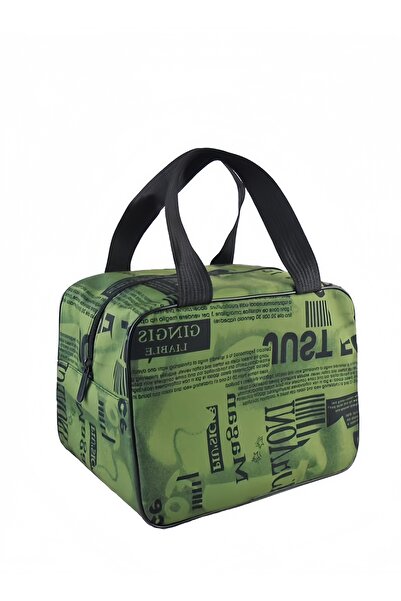 XIUWOO حقيبة غداء محمولة معزولة حرارياً وحقيبة بينتو وحقيبة تخزين - خضراء