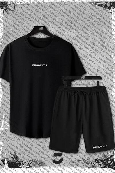 Eşofmancım Set de vară pentru femei, cu pantaloni scurți, top și pantaloni sc...