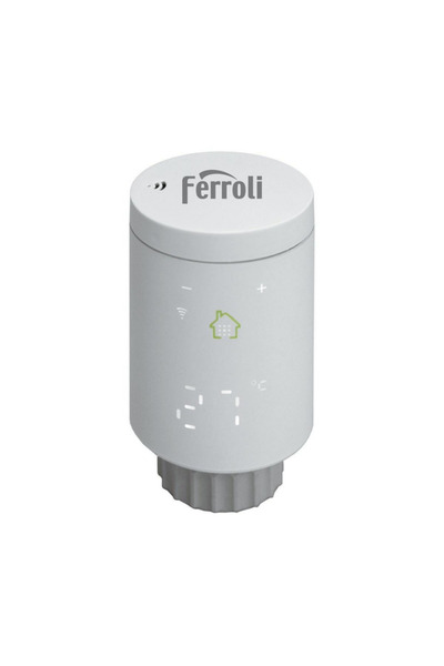 Ferroli Kit controler gateway si 3 capete termostat smart pentru calorifer Wi-Fi, control de la d...