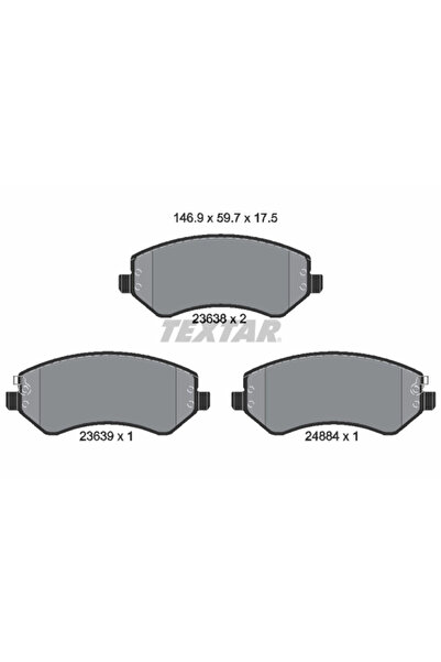 Krieger Set Placute Frana Frana Disc Chrysler Voyager 4 Dodge Caravan