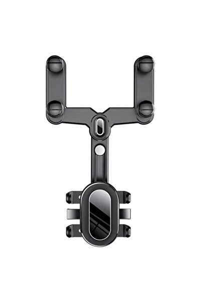 Xtrobb Car rearview phone holder, universal 360°, mirror mount, 26-32 cm, black