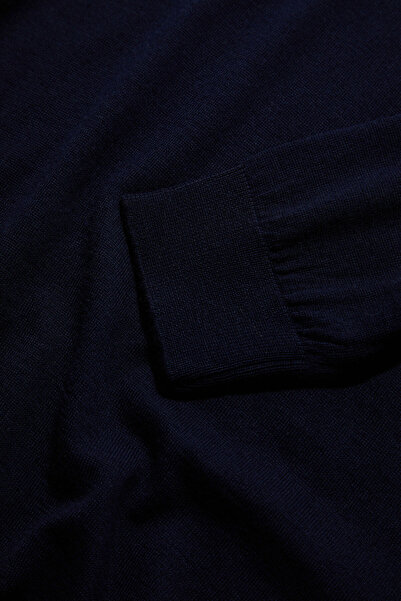 W Collection LACİVERT TRİKO KAZAK