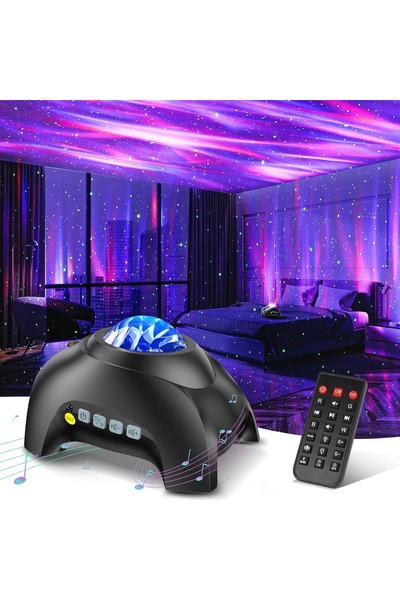 Timebox Proiector lumină de noapte lumini nordice 33 efecte proiecții stele și nebuloase pentru dormitor Re