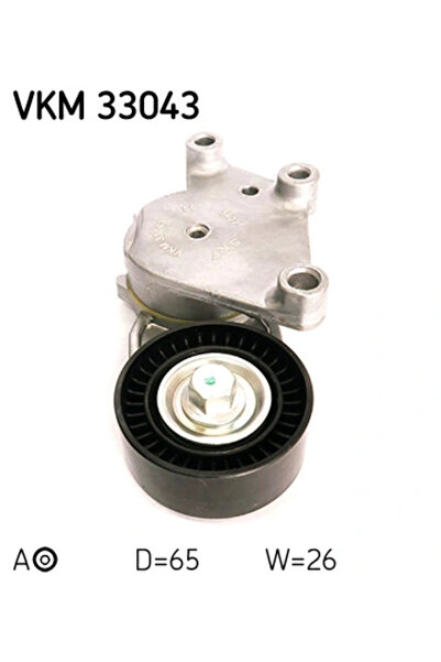 SKF Intinzator Curea Curea Distributie Citroen C1/C2/C3 1 Ford C-Max/Fiesta 5...