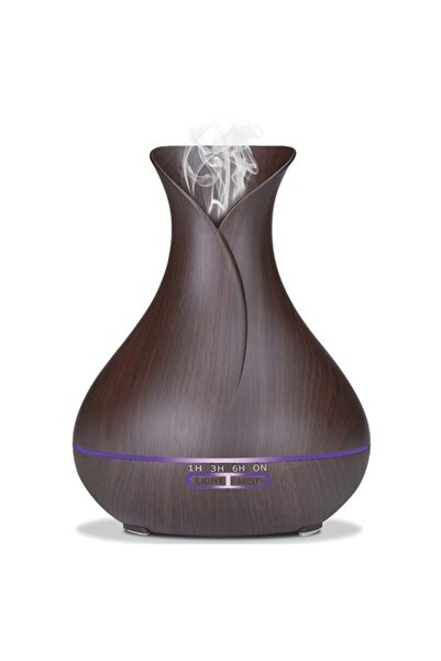 Platinet Difuzor de uleiuri esențiale LED 400ml, bază maro