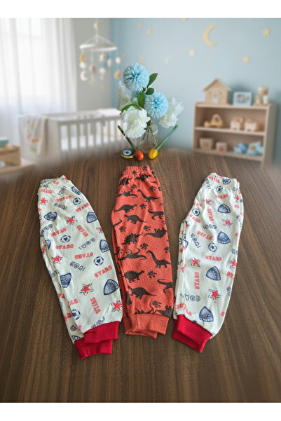 Jasminya 3 Lü Erkek Çocuk 2 Yaş Pijama Altı (3 Lü Avantaj Paket)