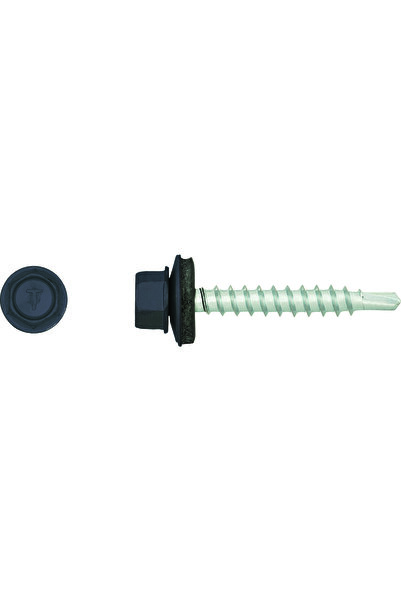 Other Șurub tip fermier pentru tablă de lemn de 48x35 mm cu șaibă T14 RAL 702...