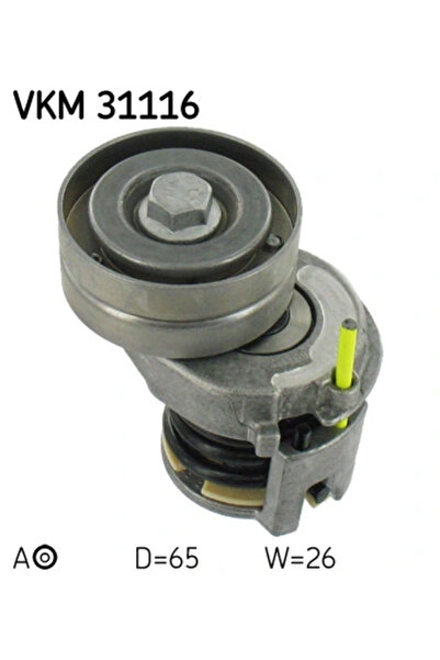 SKF Timing Belt Tensioner Audi A1 Seat Alhambra/Ibiza 4