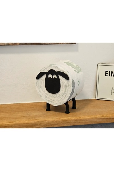 Kariyer حامل لفافة ورق التواليت على شكل خروف للزينة