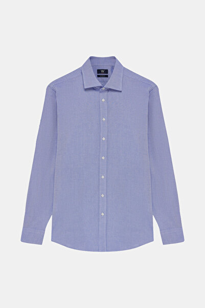 W Collection Blue Long Sleeve Shirt