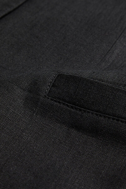 W Collection Black Linen Blouse