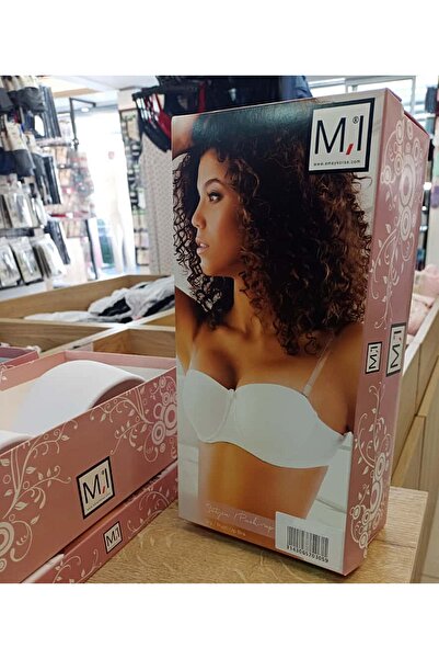 Emay Strapless Push-Up Bra – Transparent Straps, Invisible Back, Boxed Product
