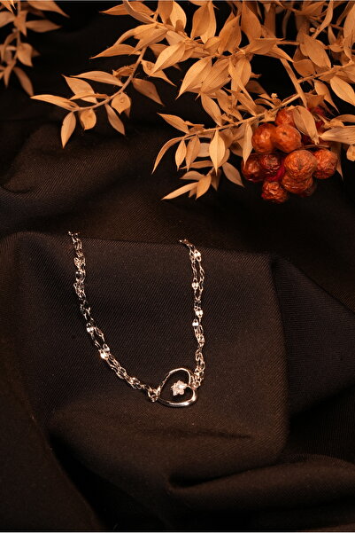 staınless steel Silver Shahmeran with Steel Heart and Star Detail