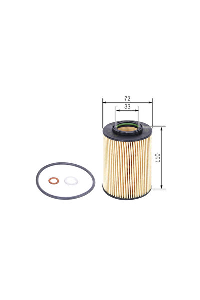 Bosch Filtru Ulei Hyundai Grandeur/Santa Fe 2/Sonata 5 Kia Carens 1 Microbus/...