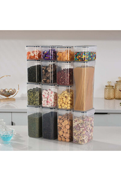 vivimall Set of 16 food storage boxes for the kitchen | FreshBox