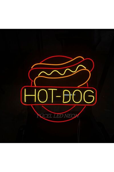 yücel led neon Hotdog Neon Tabela