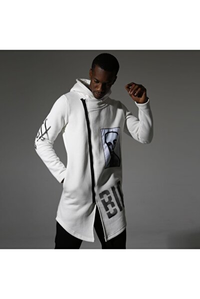 Superbluemexico Unisex Digital Printed Zippered Poncho