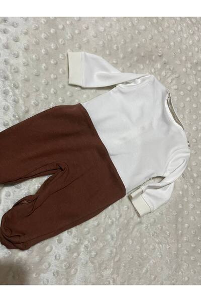 EKNKİDS Baby Boy Romper with Bow Tie Detail