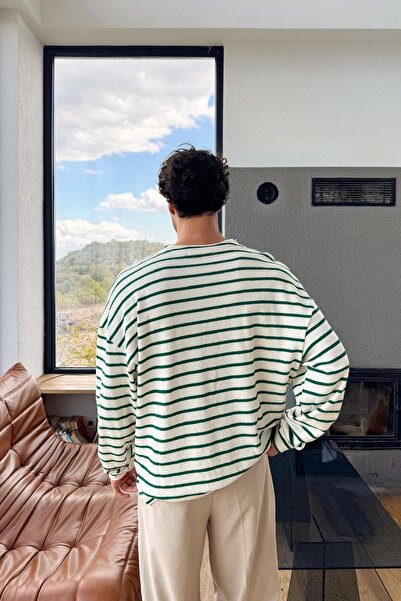 Flaw Wear Ριγέ Σχισμένο Μοντέλο Φούτερ