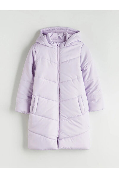 LC Waikiki Lcw eco lilac hooded girl's jacket