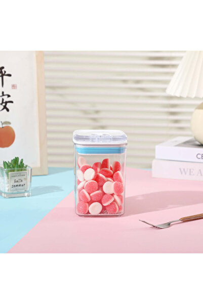 vivimall Food storage box 0.8 L white-blue lid | FreshBox