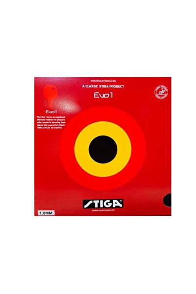 STIGA Rubber Evo 1 RED-1,8 Raket Lastiği Kırmızı 9290-20