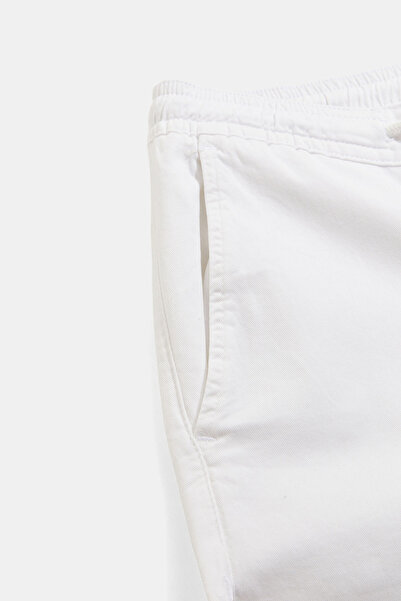 W Collection White Tube Leg Sports Pants
