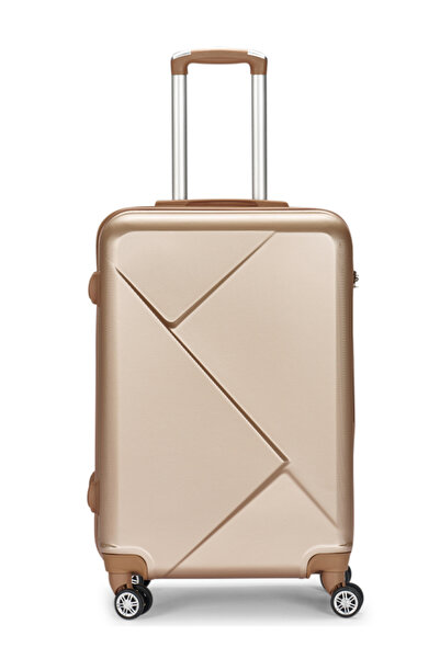 LİMRA Modern Design ABS 4-Piece Luggage Set with Wheels, 28-24-20-12 Inch, Black