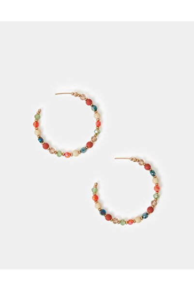 Accessorize Mid Boncuklu Halka Küpe