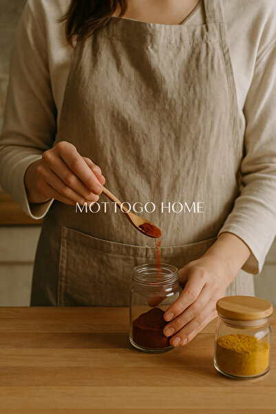 Mottogo 6-Piece Wooden Spice Spoon - Wooden Spoon