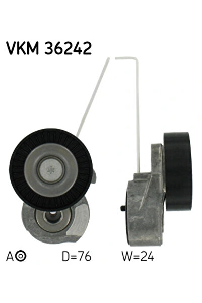 SKF Обтегач на ремък Ангренажен ремък Land Rover Freelander 2 Volvo S60 2/S80...